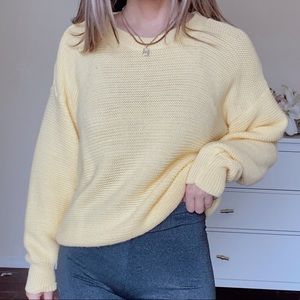 Yellow sweater